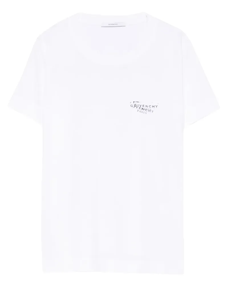 Givenchy T-Shirt mit Logo-Print - Weiß Weiß