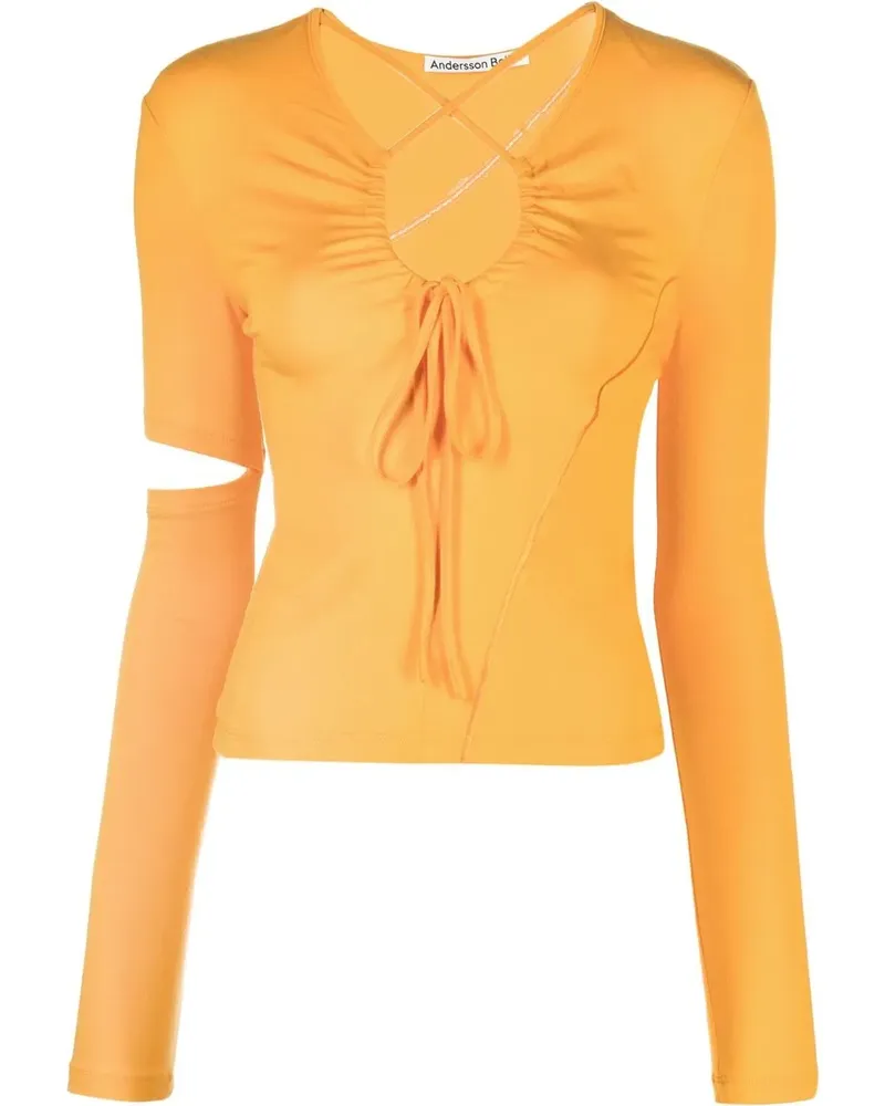Andersson Bell Top mit Cut-Out - Orange Orange