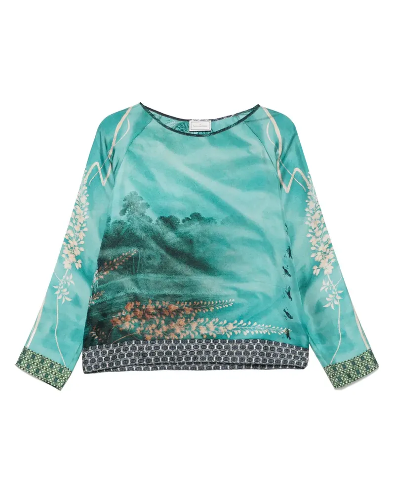 Pierre-Louis Mascia Aloe T-Shirt - Blau Blau