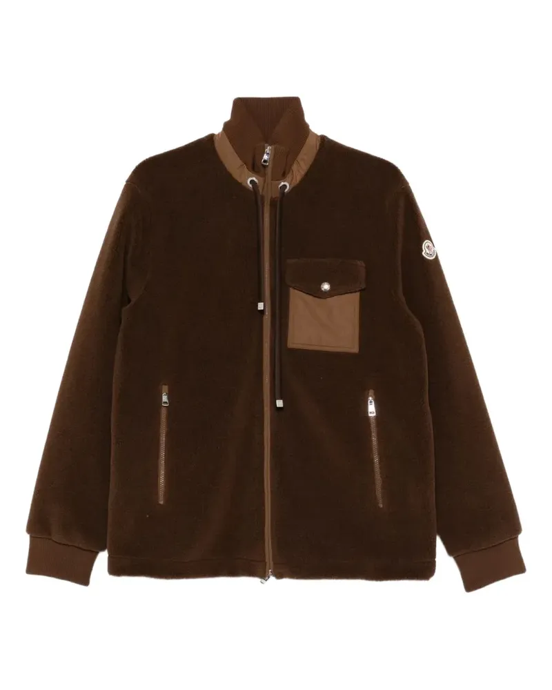 Moncler quilted fleece jacket - Braun Braun