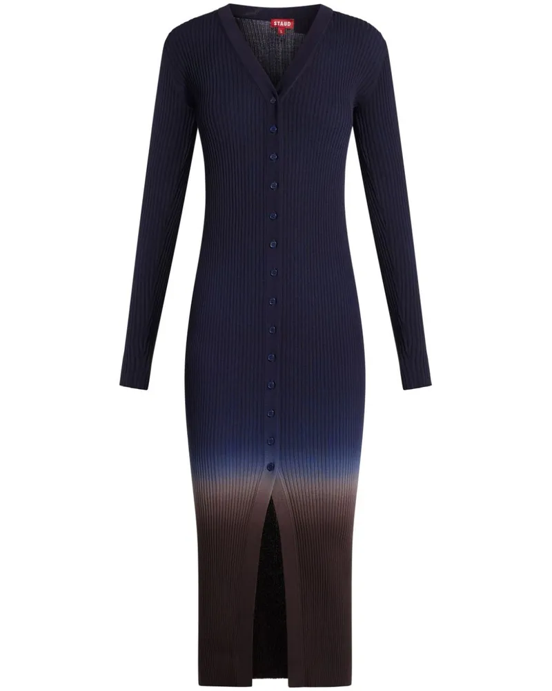 STAUD Shoko Pulloverkleid - Blau Blau