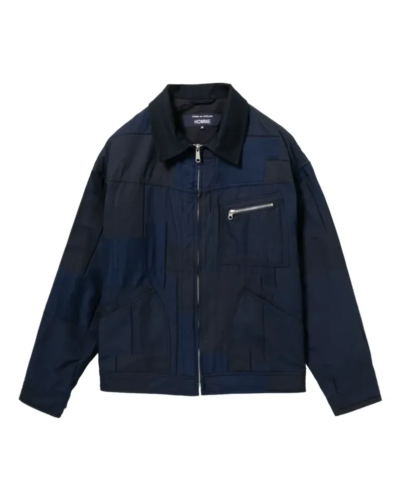 Comme des Garçons panelled jacket - Blau Blau
