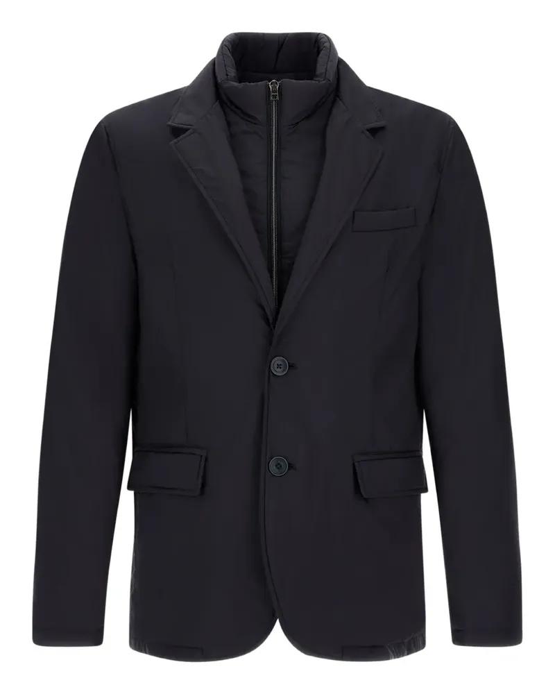 Herno Ina Ecoage Jacke mit zwei Knöpfen - Blau Blau