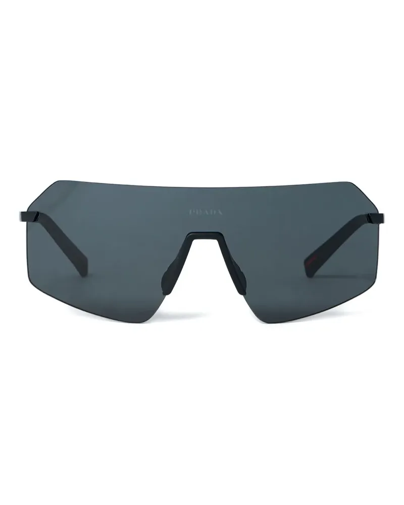 Prada shield integrated nose pads sunglasses - Grau Grau