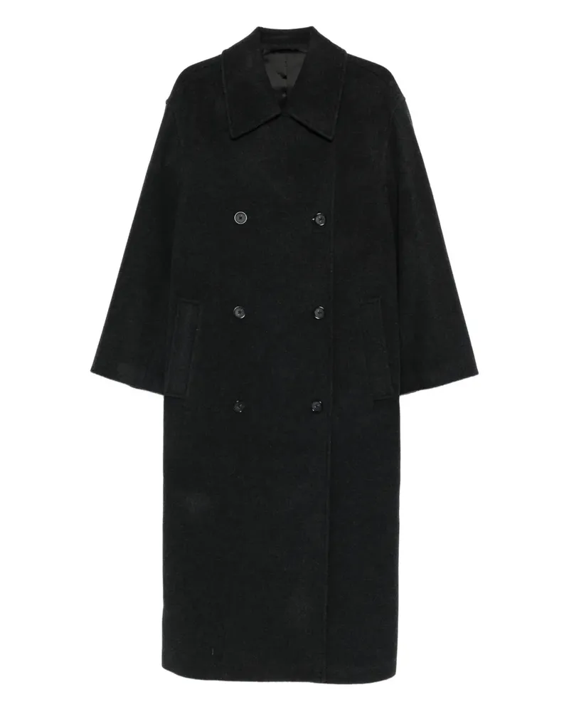 Totême Shield buttoned coat - Grau Grau