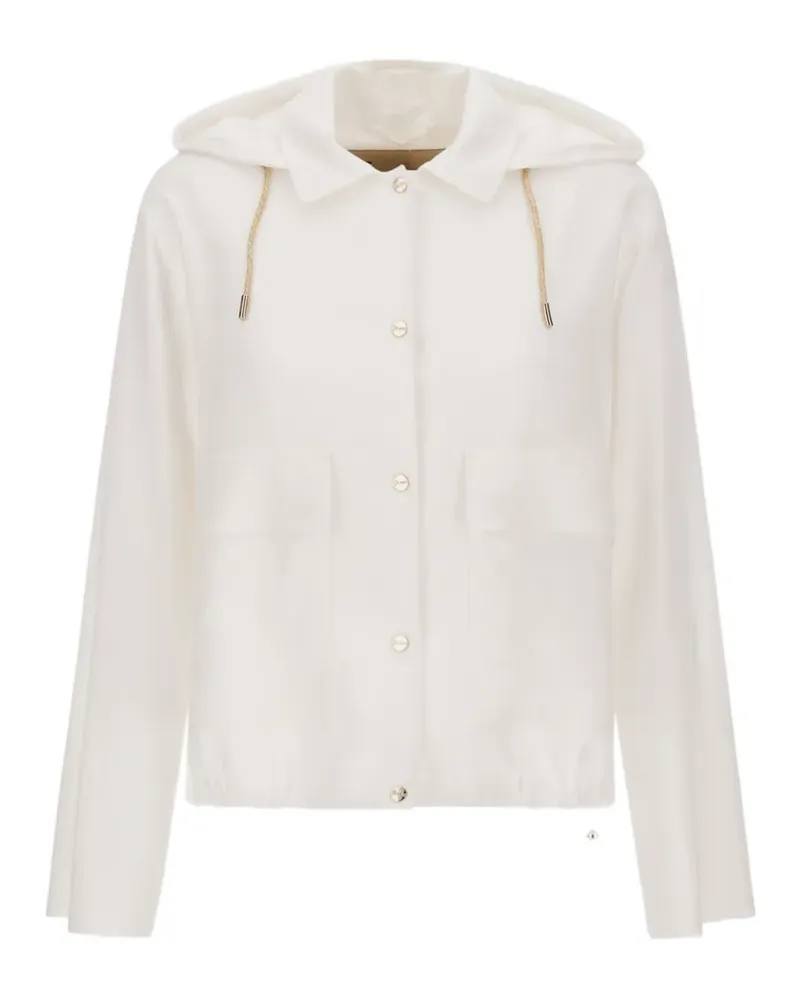 Herno Kapuzenjacke mit Taschen - Weiß Weiß