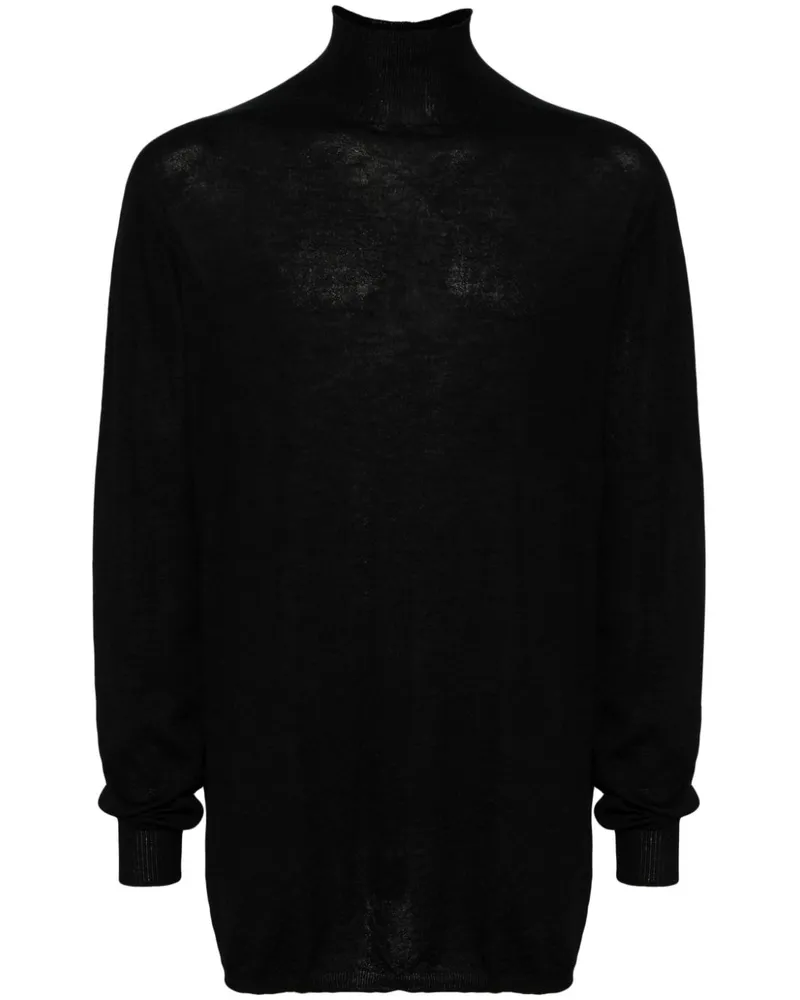 Rick Owens Pullover mit Stehkragen - Schwarz Schwarz