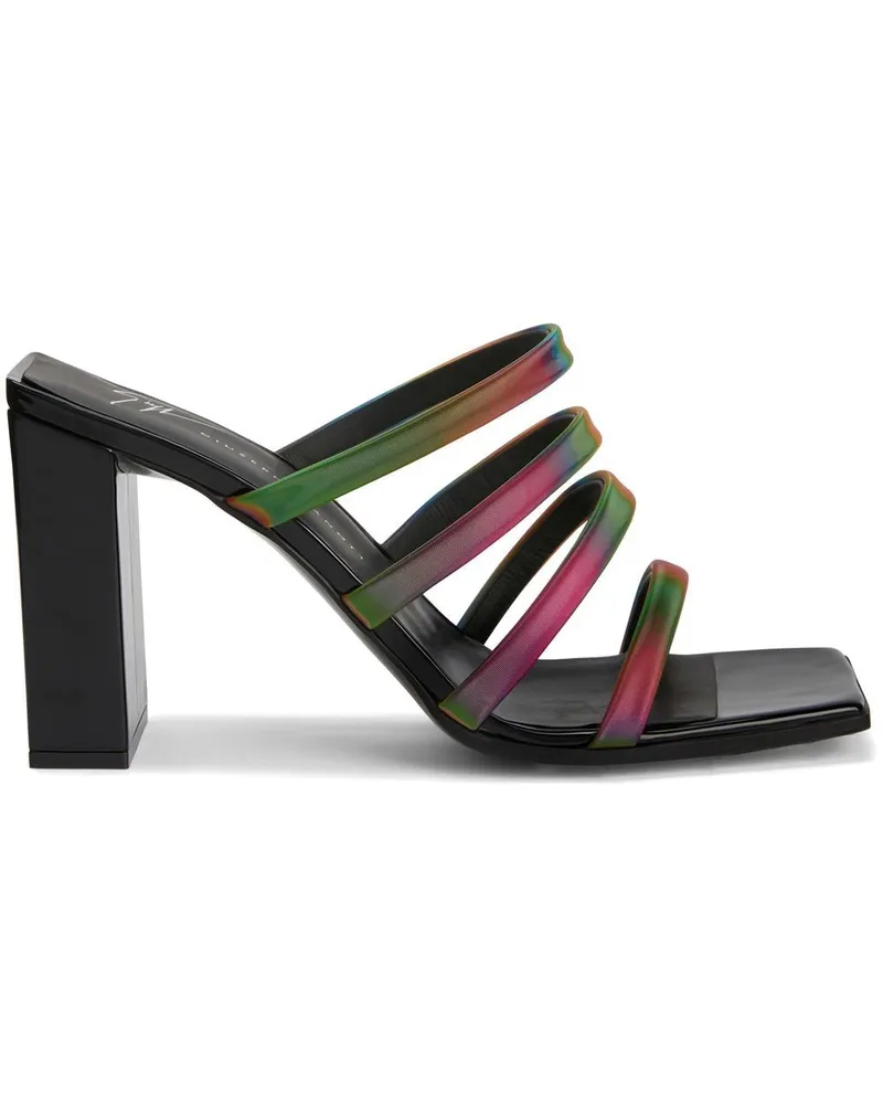 Giuseppe Zanotti Shangay Mules 85mm - Mehrfarbig Mehrfarbig