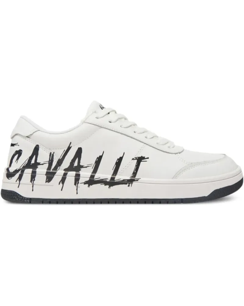 Just Cavalli Sneakers mit Logo-Print - Weiß Weiß