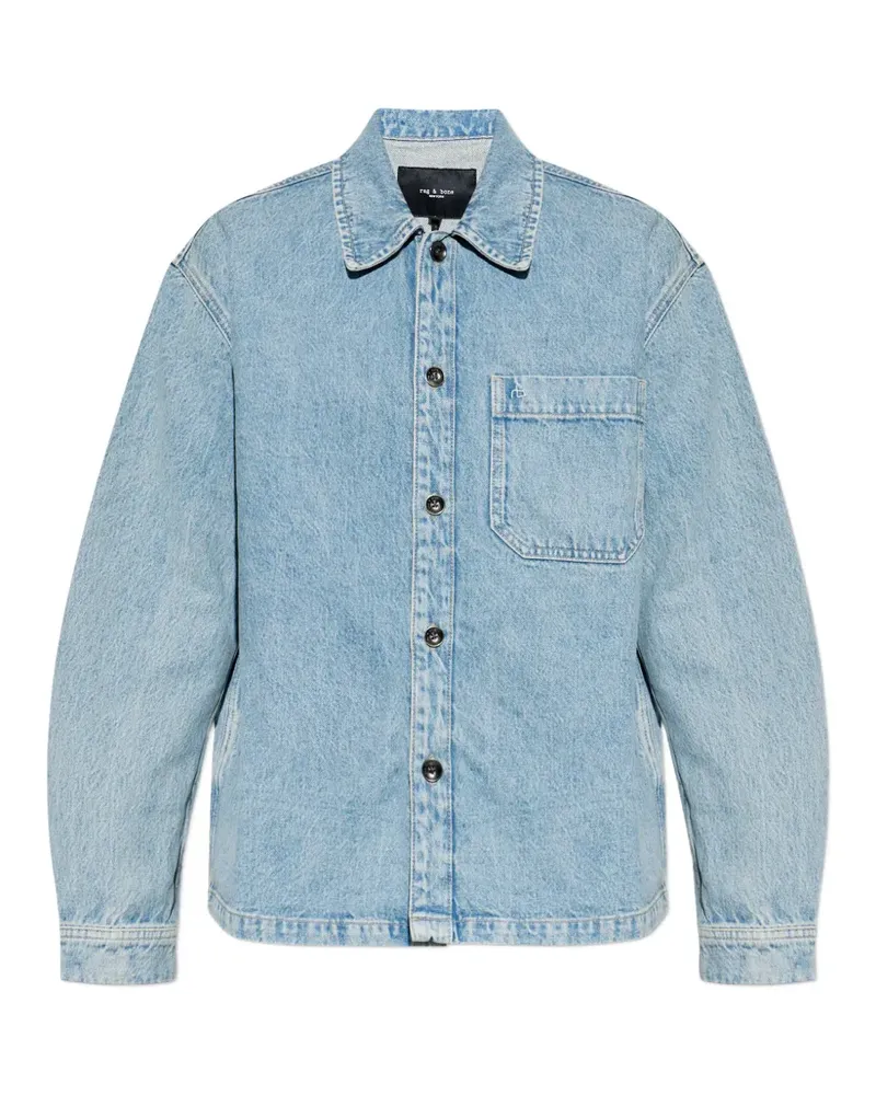 Rag & Bone button-up denim jacket - Blau Blau