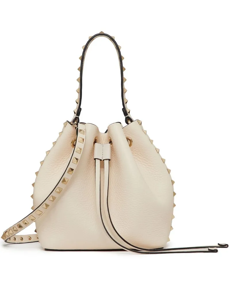 Valentino Garavani Rockstud Schultertasche - Nude Nude