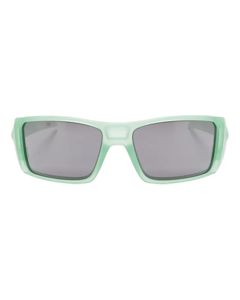 Oakley Matte Heliostat Sonnenbrille mit eckigem Gestell - Grün Grün