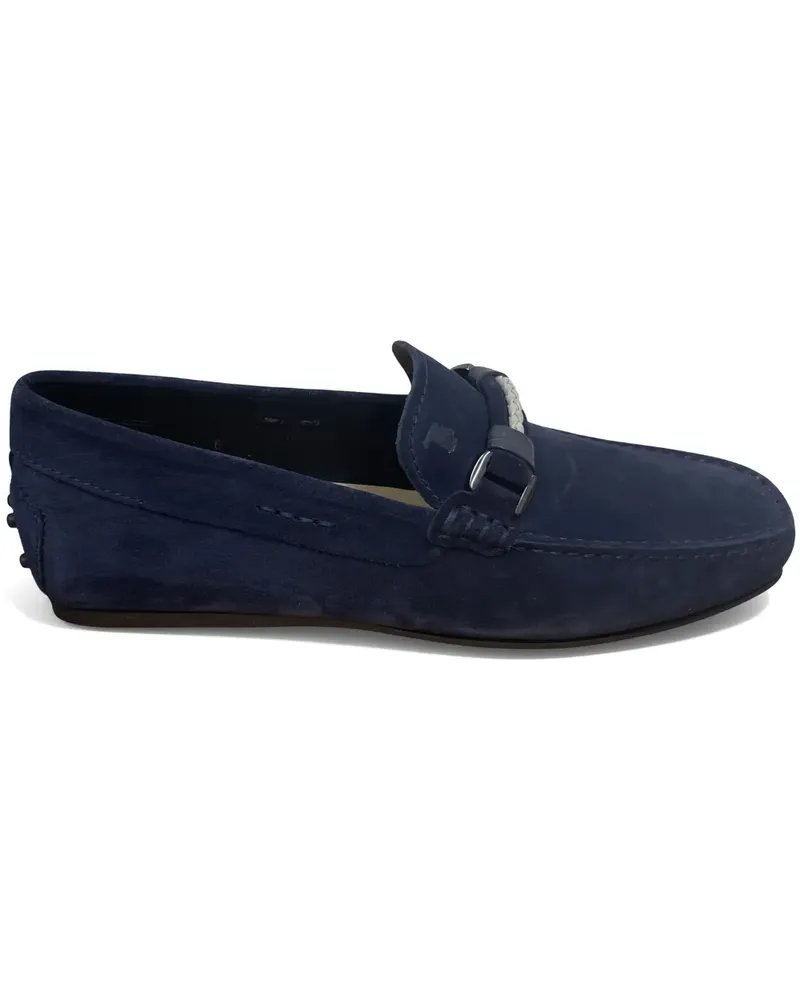 TOD'S braided strap loafers - Blau Blau