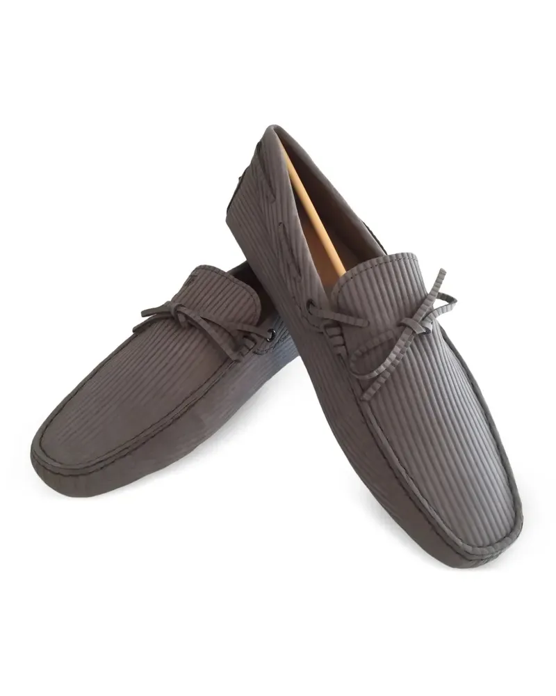 TOD'S Gommino laced loafers - Grau Grau