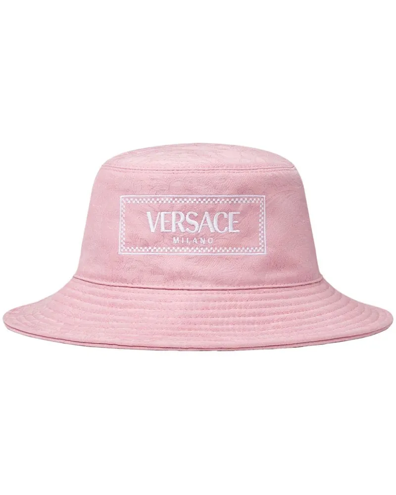 Versace Fischerhut mit Logo Rosa