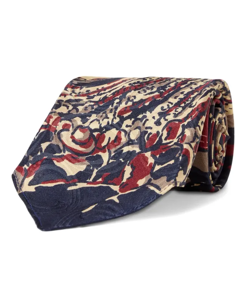 Ralph Lauren Krawatte aus Seide mit Print - Blau Blau