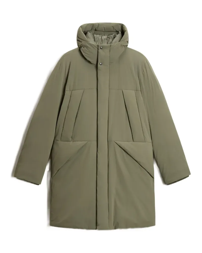 Woolrich Matt Stretch Teton Kapuzenjacke - Grün Grün