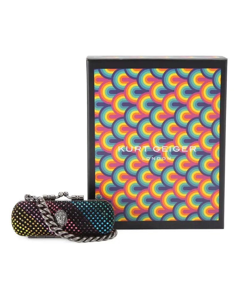 Kurt Geiger Clutch mit Lippenstift - Blau Blau