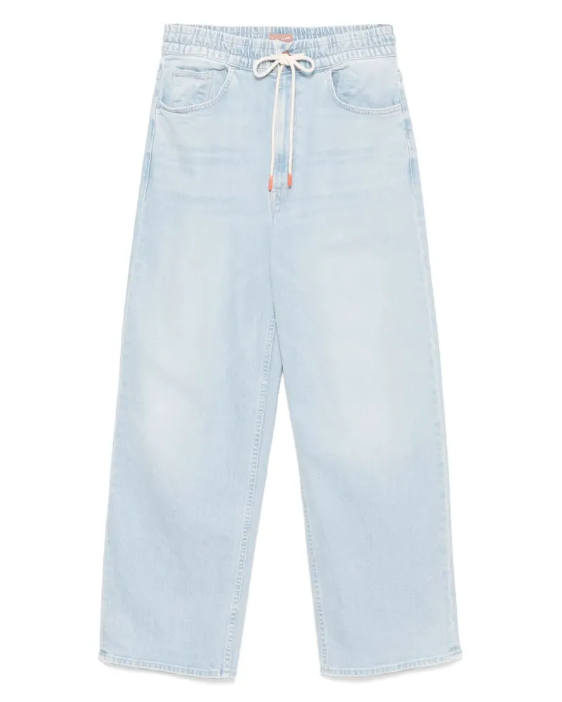 Mother The Drawn Tagger Flood Jeans - Blau Blau