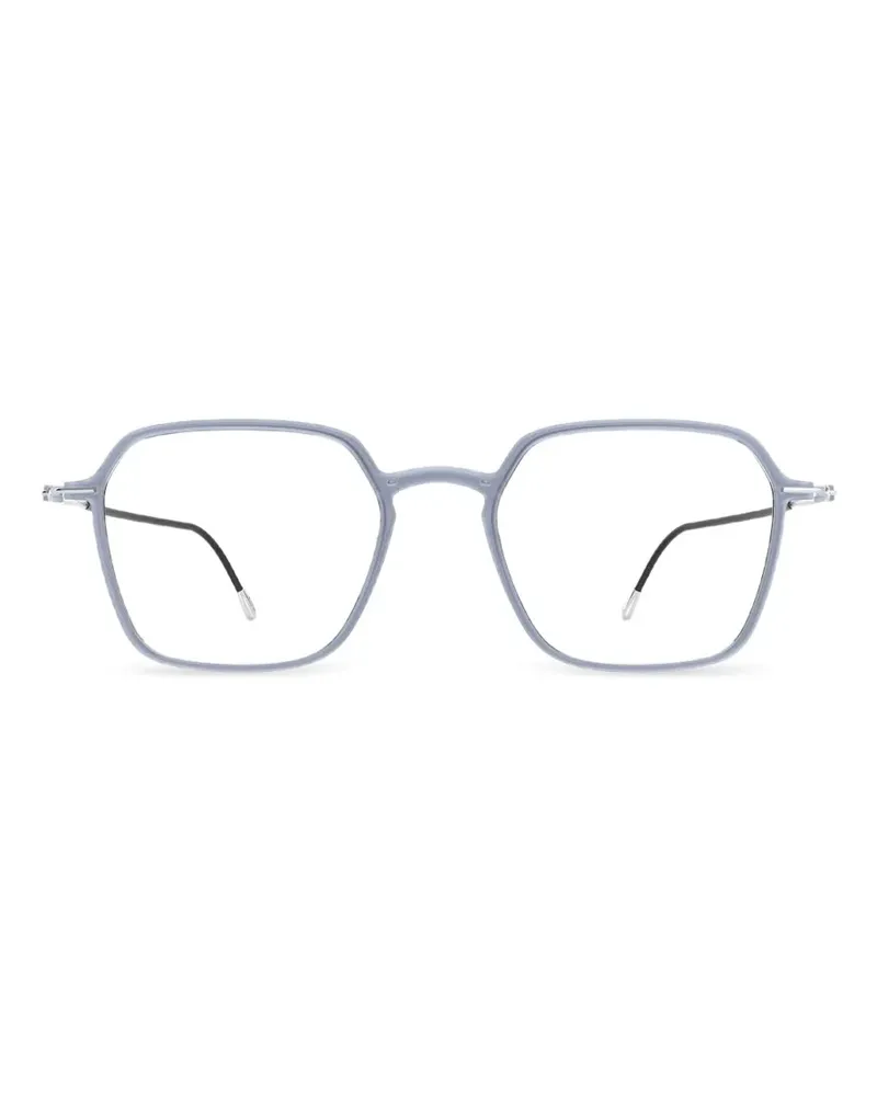Silhouette Lite Spirit geometric-frame glasses - Blau Blau