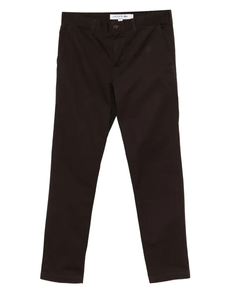 Lacoste Hose mit Logo-Patch - Braun Braun