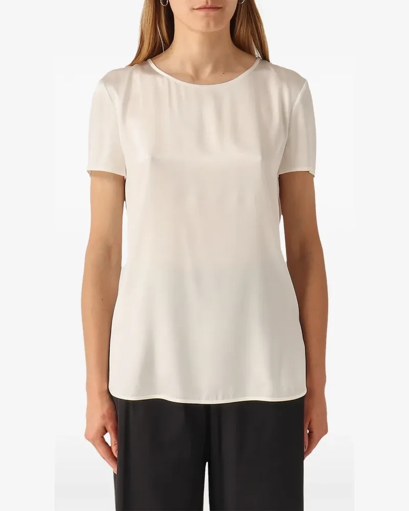 Max Mara Oberteil mit Satin-Finish - Nude Nude