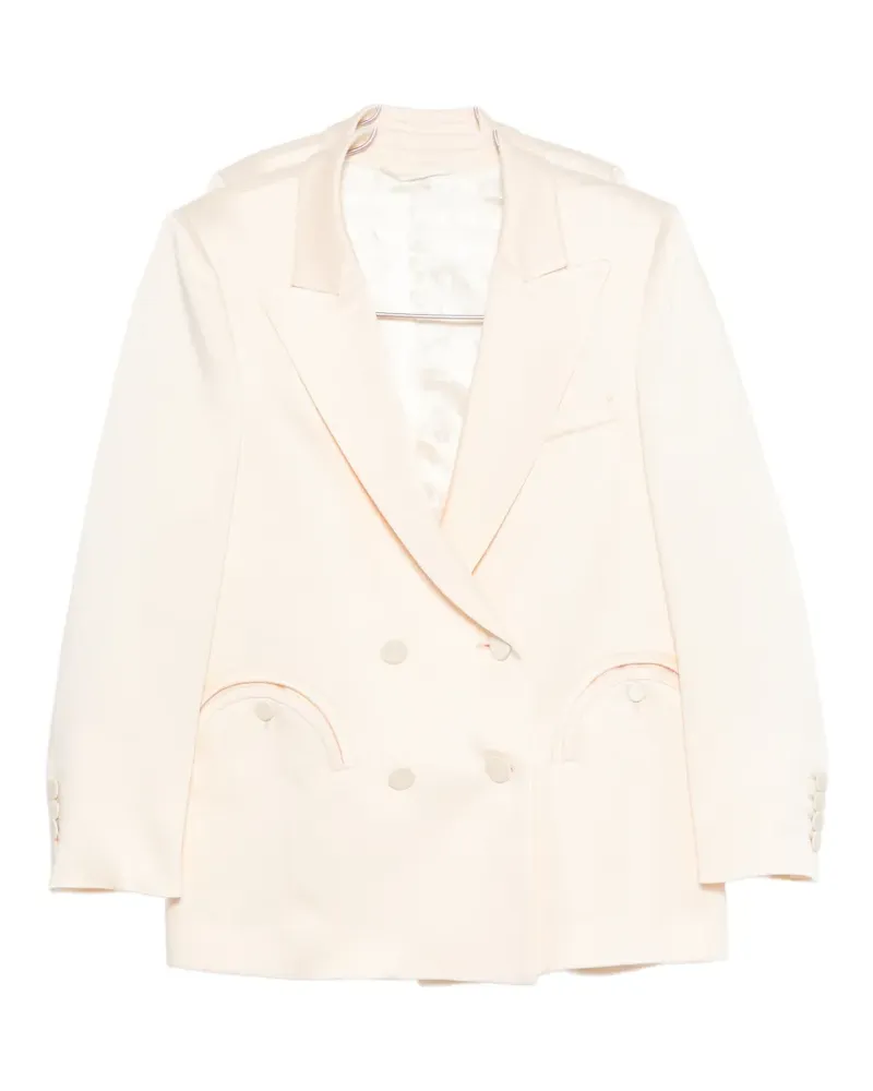 Blazé Milano Doppelreihiges Sakko - Nude Nude