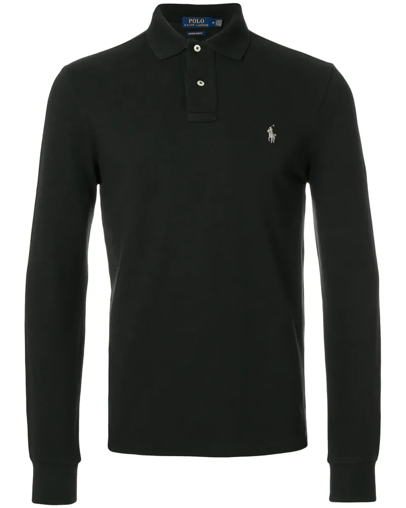 Ralph Lauren Langärmeliges Poloshirt - Schwarz Schwarz
