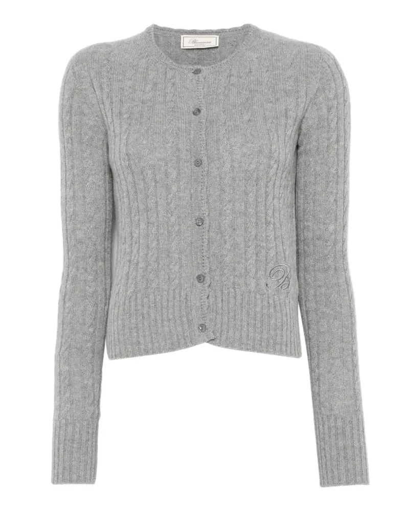 Blumarine Geknöpfter Cardigan - Grau Grau