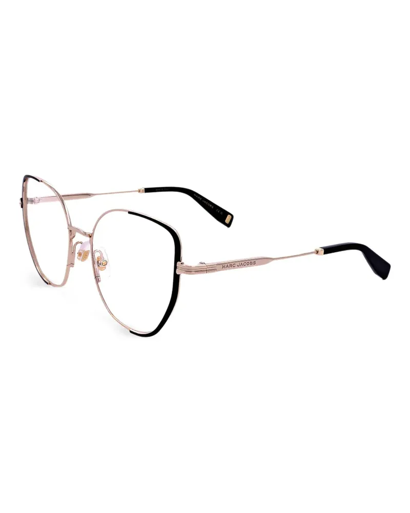 Marc Jacobs Runway Sonnenbrille mit geometrischem Gestell - Gold Gold