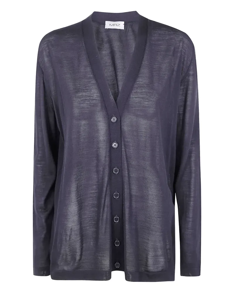 MRZ Geknöpfter Cardigan - Schwarz Schwarz