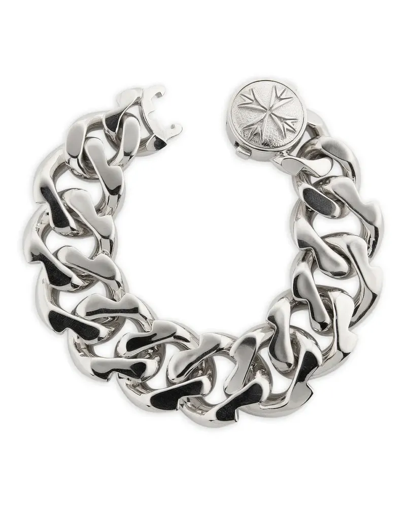 Emanuele Bicocchi Edge Kettenarmband - Silber Silber