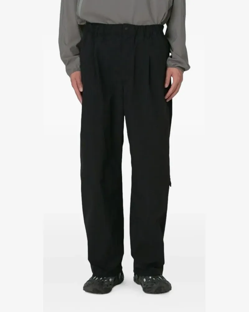 Snow Peak Tussah Hose im Utility-Look - Schwarz Schwarz