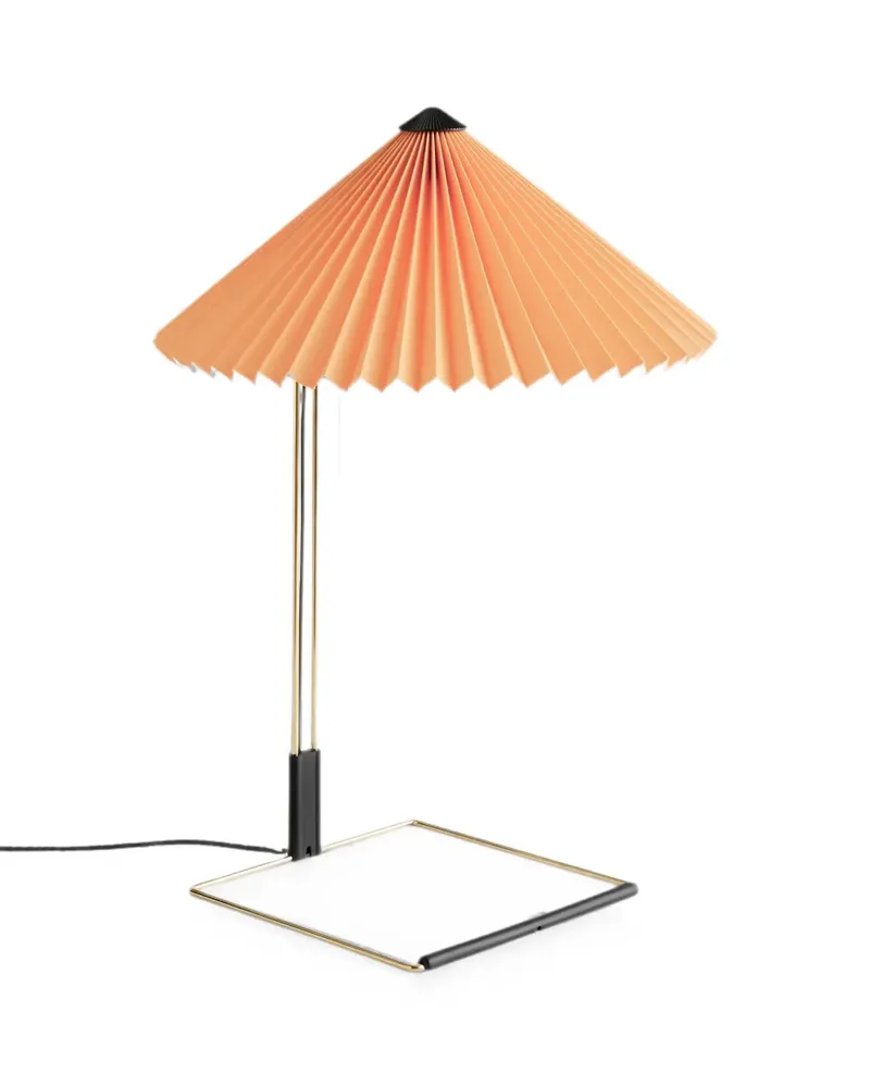 Hay Tischlampe mit Faltendetail - Orange Orange