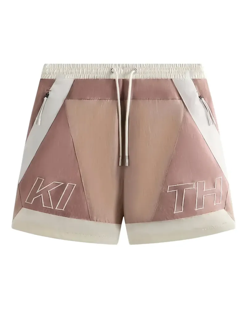 KITH Turbo panelled track shorts - Rosa Rosa