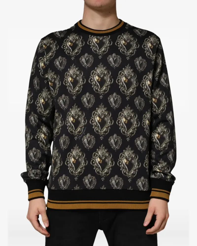Dolce & Gabbana Sacred Heart sweater - Schwarz Schwarz