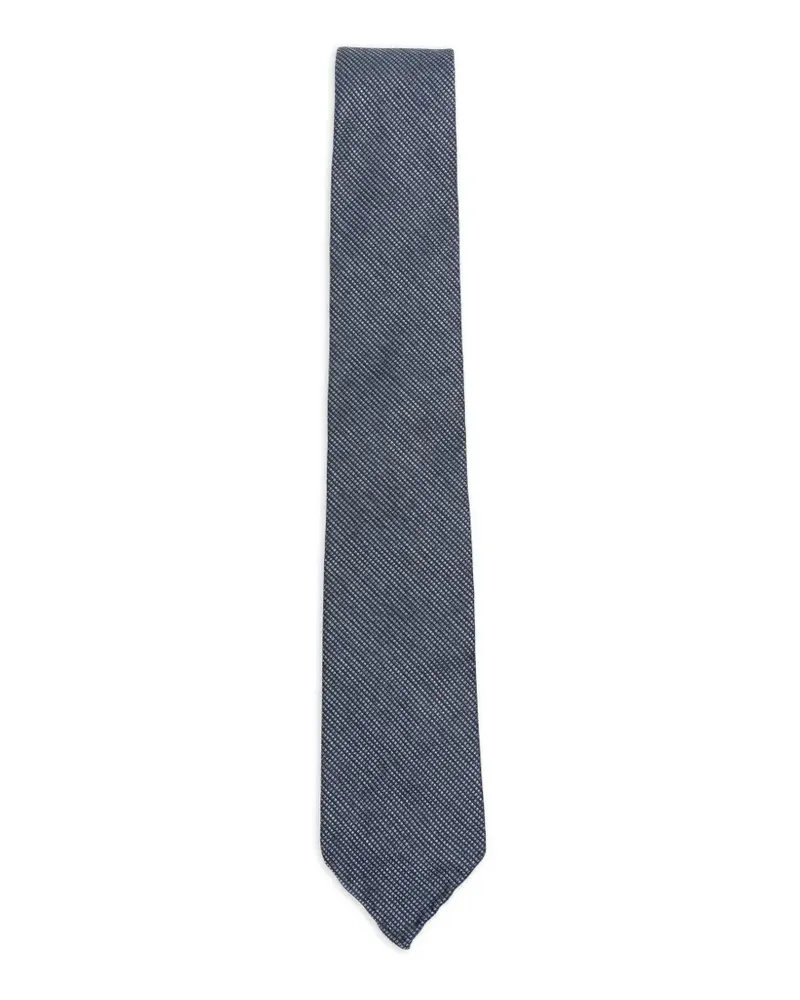 Dell'oglio Martin patterned tie - Blau Blau