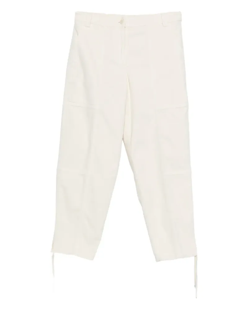 ASPESI drawstring panelled trousers - Nude Nude