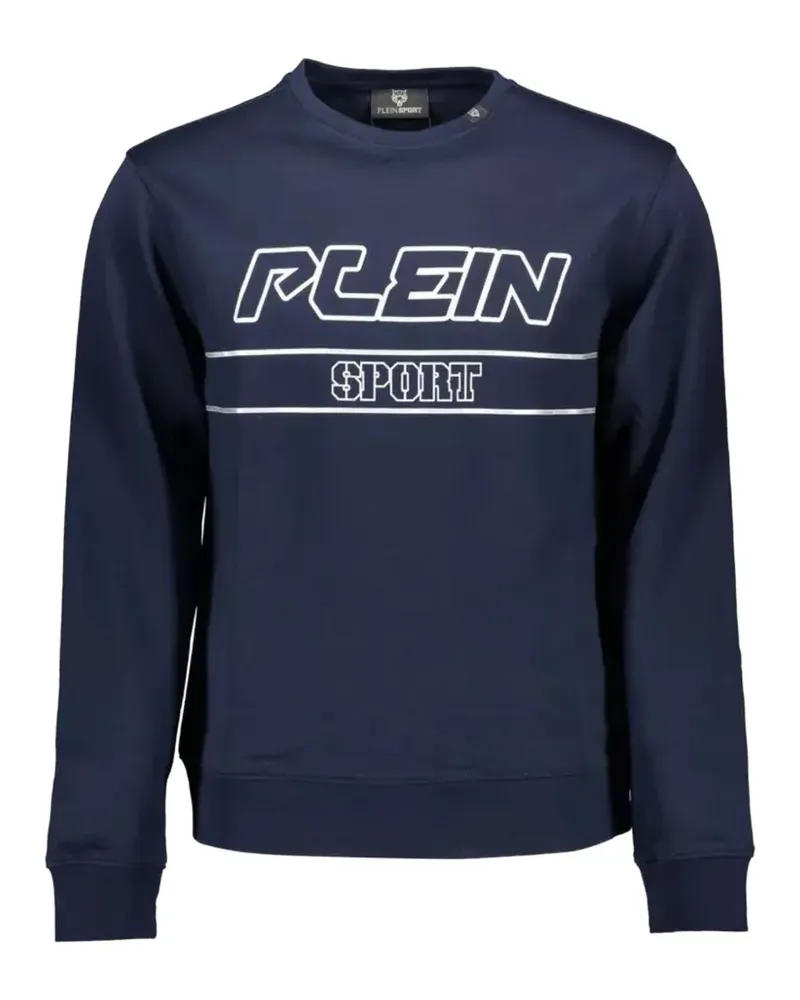 Philipp Plein logo-print sweatshirt - Blau Blau