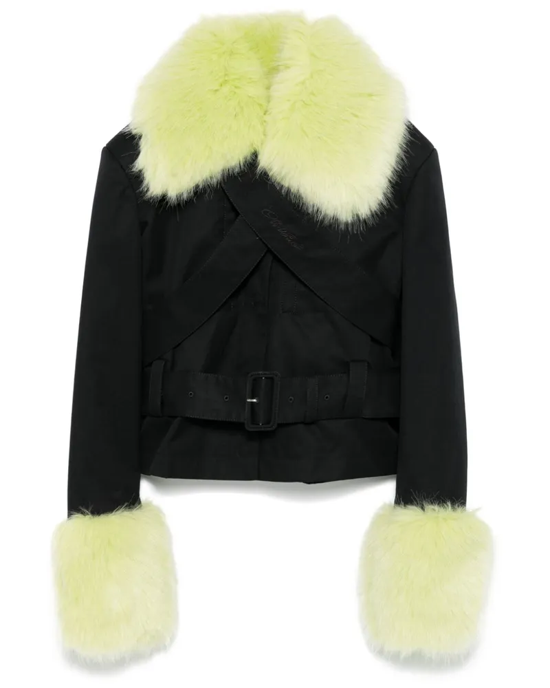 OFF-WHITE Co Cross Cargo Jacke - Schwarz Schwarz