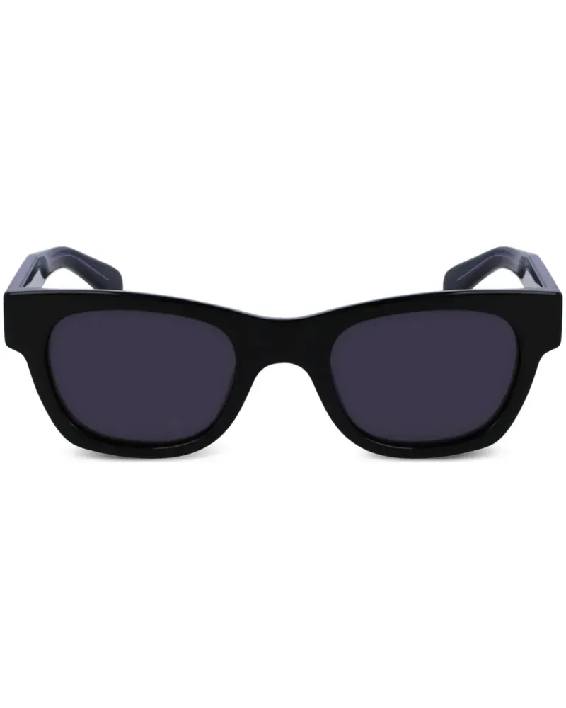 Paul Smith Highgate Sonnenbrille mit eckigem Gestell - Schwarz Schwarz