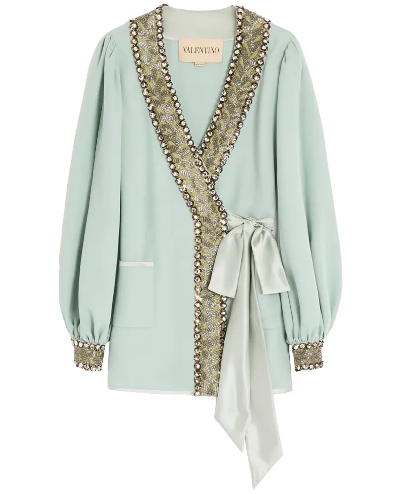 Valentino Garavani Bestickte Bluse - Grün Grün