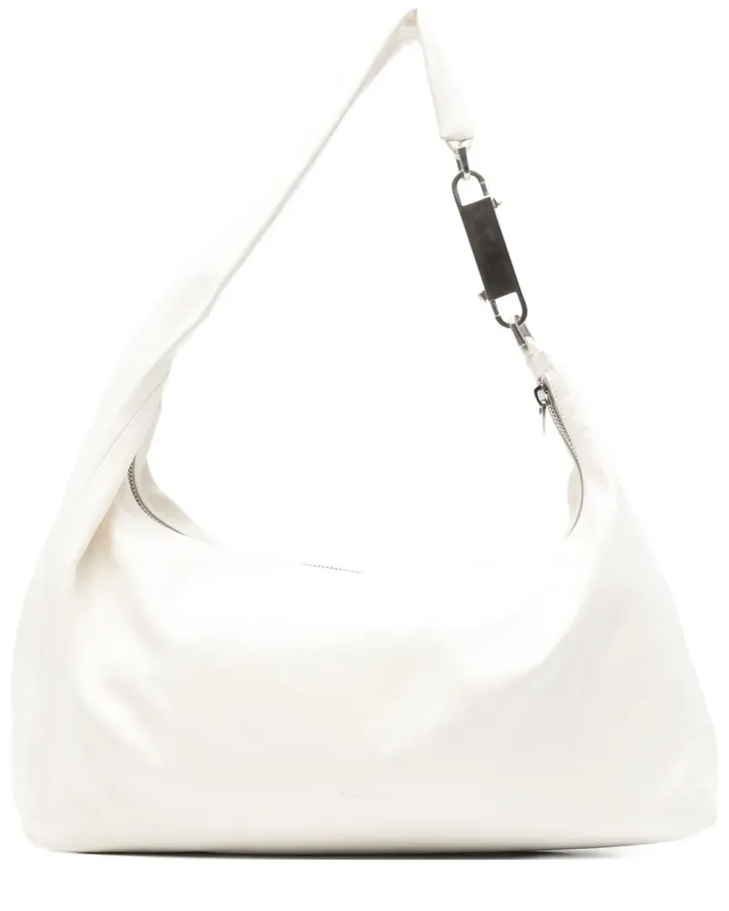 Rick Owens Cropped Gemini Schultertasche - Weiß Weiß