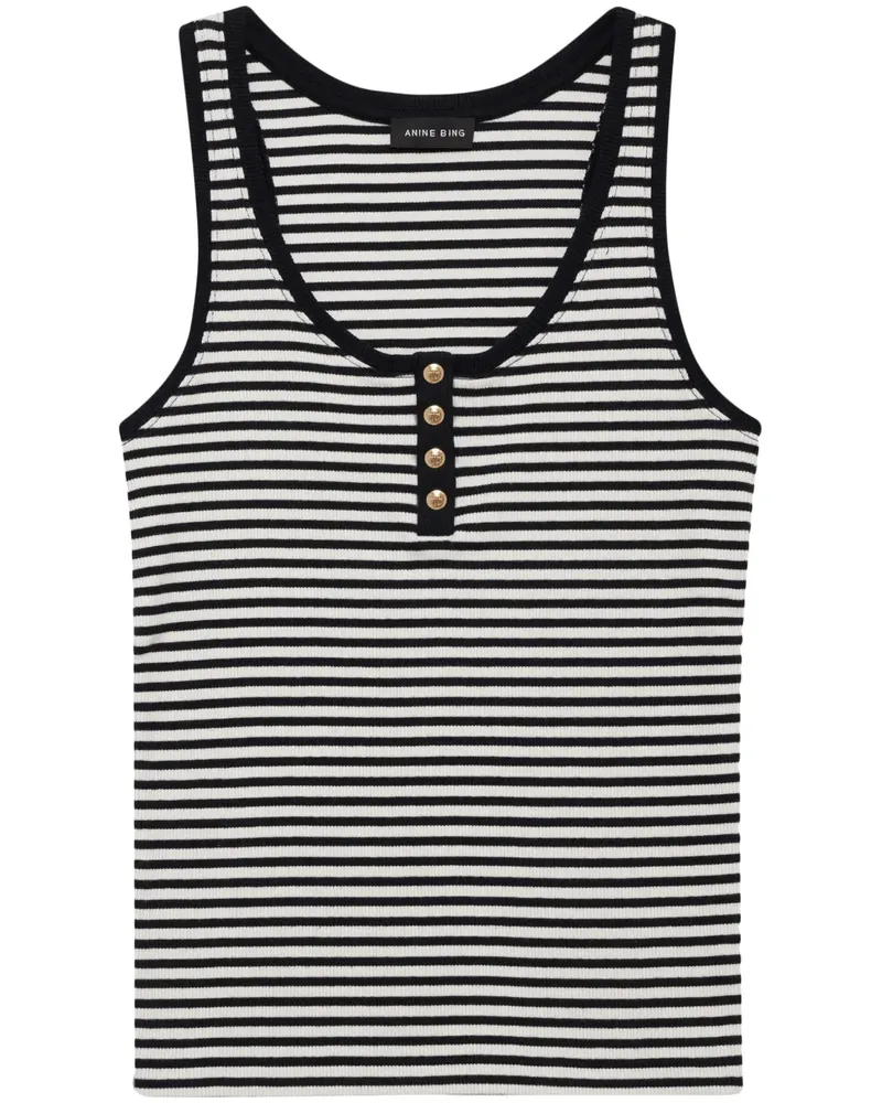 Anine Bing Alessia Tanktop - Schwarz Schwarz
