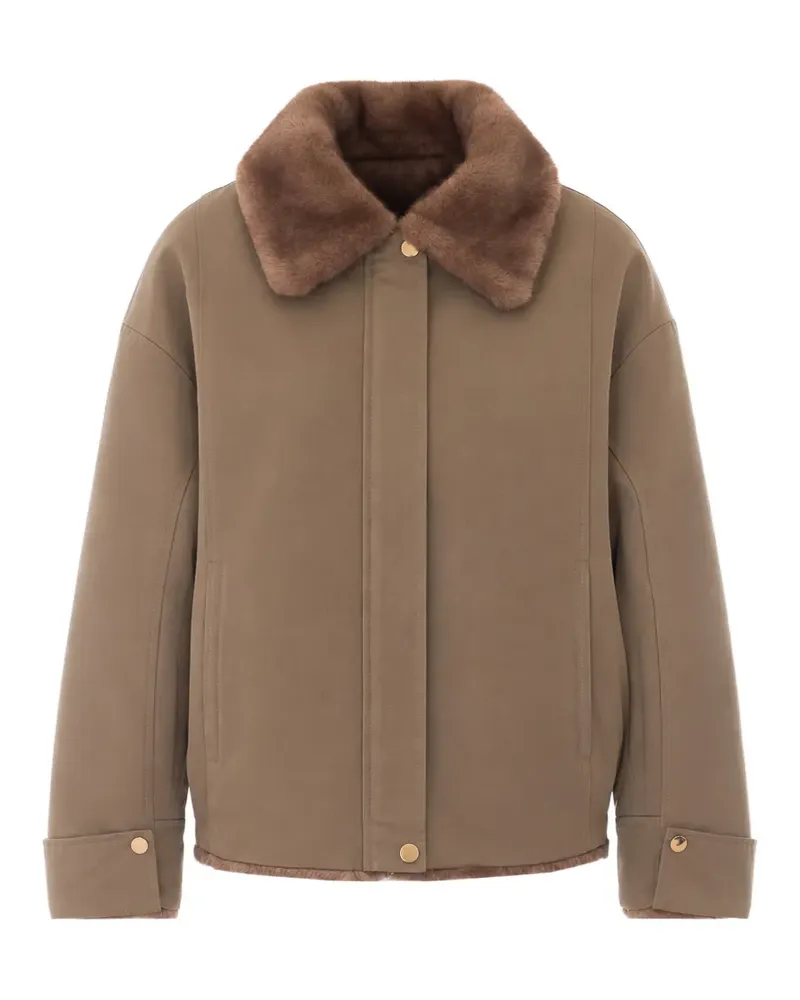 Bully reversible faux-fur jacket - Braun Braun