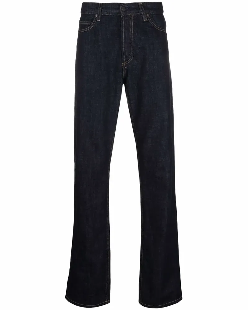 Carhartt WIP Jeans mit Logo-Patch - Blau Blau