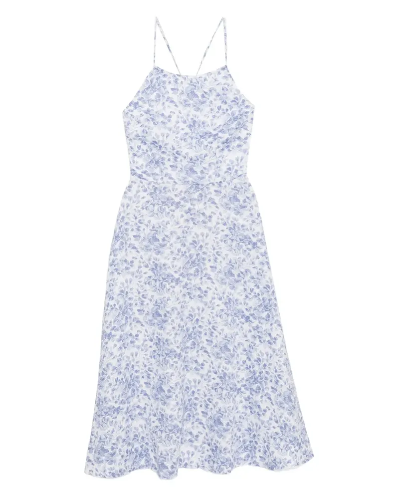 Reformation Yuliy Leinenkleid - Blau Blau