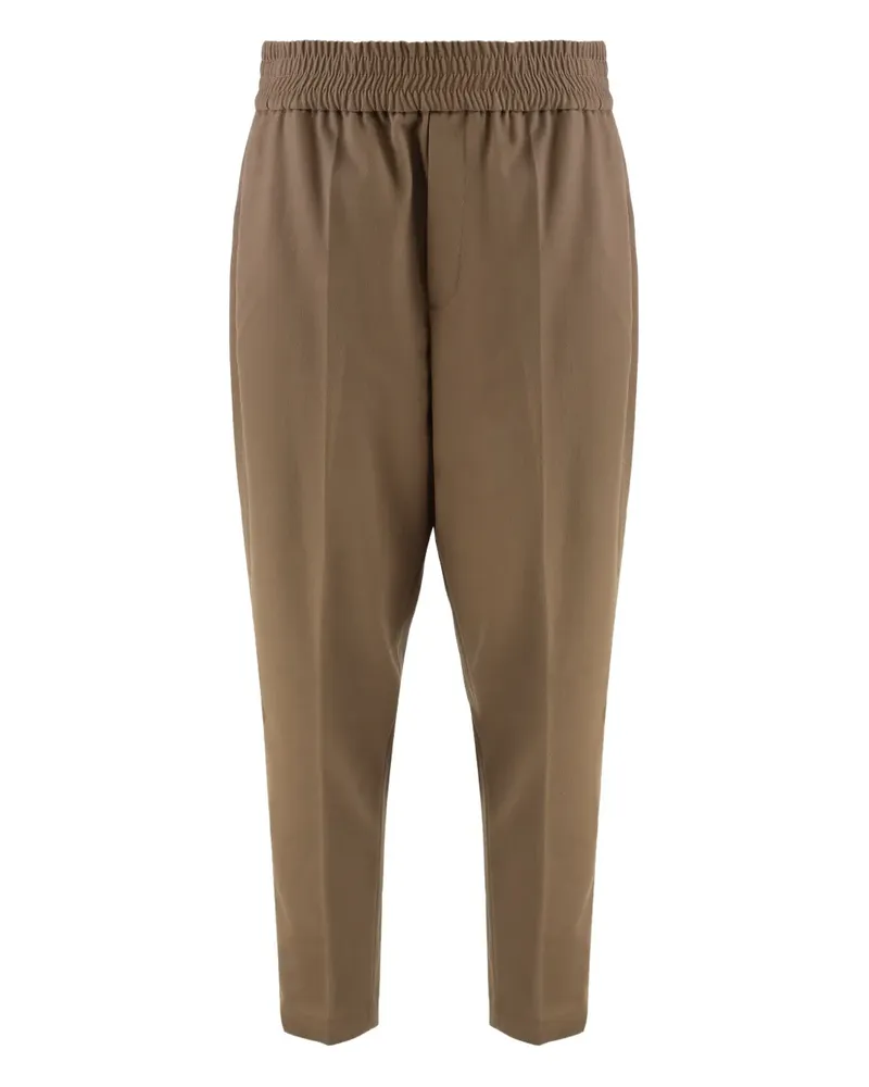 Brunello Cucinelli Hose mit elastischem Bund - Braun Braun