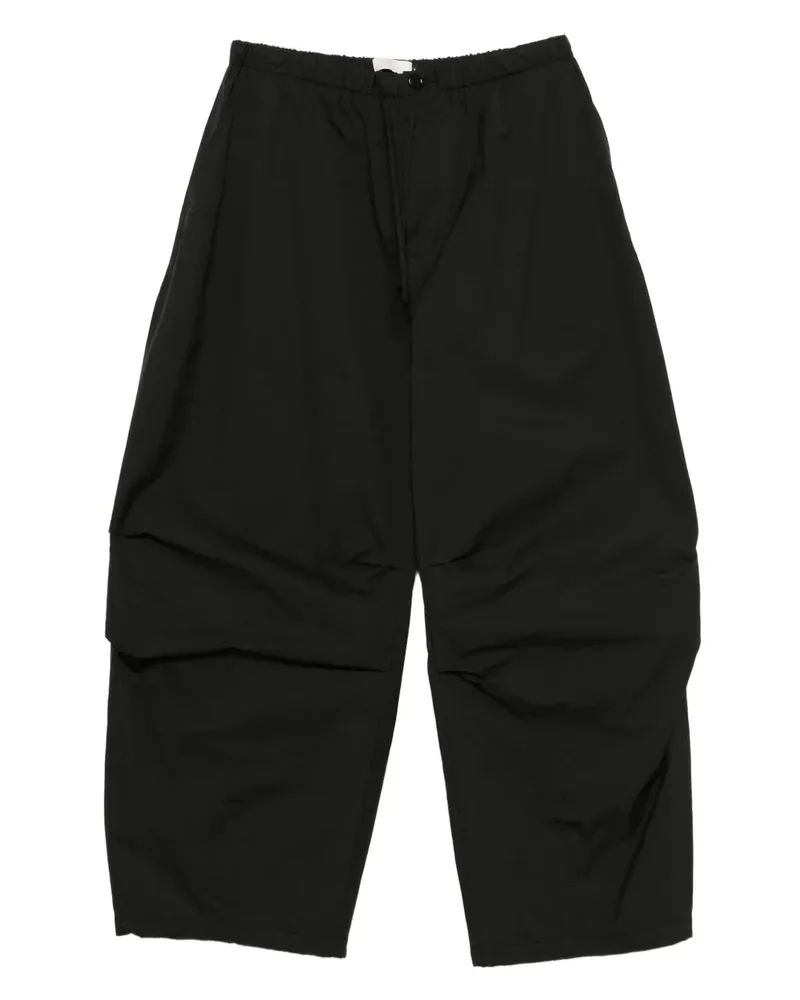 AMOMENTO Hose mit Kordelzug - Schwarz Schwarz