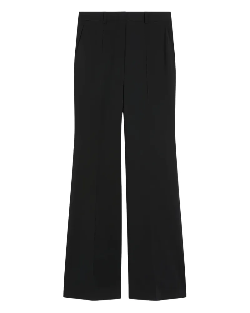 Max Mara Hose mit Falten - Schwarz Schwarz